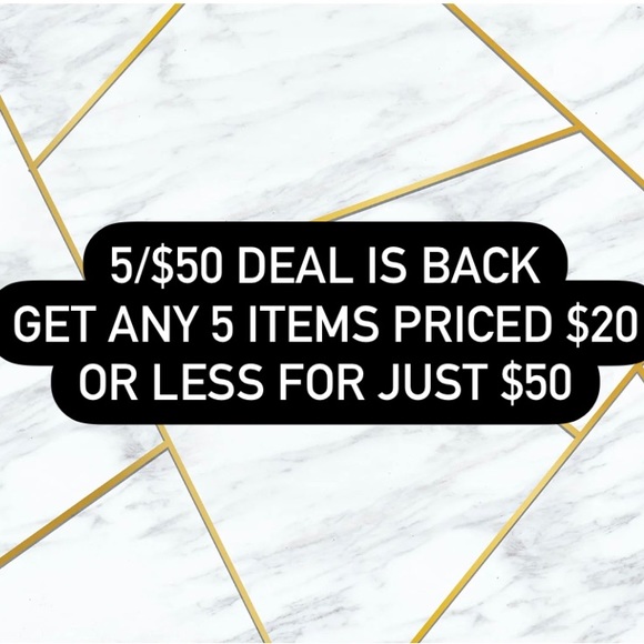 5/$50 Sale running til the end of the year! - Picture 1 of 1